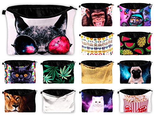 Alsino Jolie Trousse de Toilette imperméable, Trousse à Maquillage, Sac Pochette :KT-77 Panda