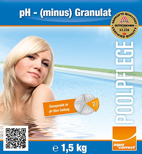 Steinbach Poolchemie, pH Minus Granulat, weiß, 10 x 10 x 20 cm, 0753001 - 3