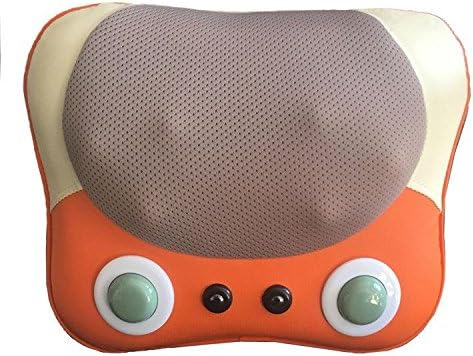 Cervical massage neck waist massage pillow Whole body multi-functional home massage pad Electric Kneading Massager , orange