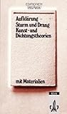 Image de Aufklärung, Sturm und Drang. Kunst- und Dichtungstheorien