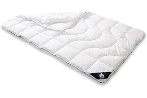 Irisette Micro Thermo 4-Jahreszeitendecke, Steppbett mit Bezug aus softer Microfaser für alle Jahreszeiten, 155 x 220 cm, Öko Tex zertifiziert, produziert nach deutschem Qualitätsstandard