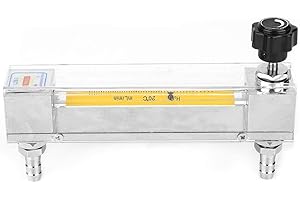 PLYISTY Débitmètre liquide LZB-3, débitmètre d'eau de type tube en verre, débitmètre d'eau haute précision 10-100mL/min, 5,31x3,15x1,1 pouces.(10-100mL/min)