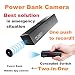Produktbild ZTour Externer Akku Versteckte Spion Kamera, Kleine Tragbare Powerbank Überwachungskamera,Energie Bank mit 3000mAh Batteries