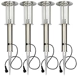 Inklusive LED-Leuchtmittel (4 Birnen je 2 Watt mit Fassung G4) - Lichtfarbe warmweiß (3000 Kelvin)