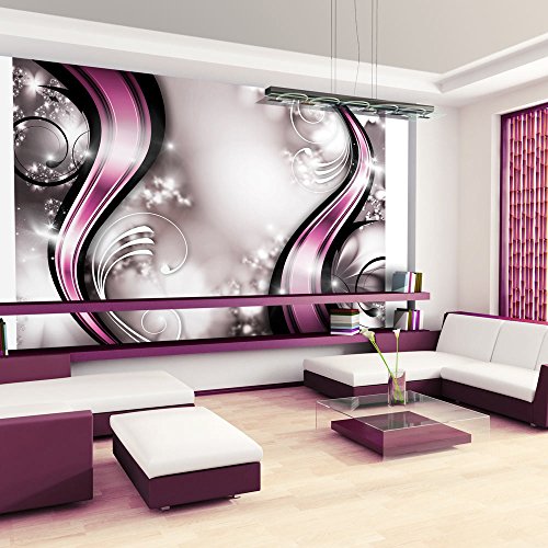FOTOTAPETE 350x245 cm - VLIES TAPETE PREMIUM - PROFI QUALITÄT - 3 Farben zur Auswahl - Top moderne Wanddeko - Wandbilder XXL - Riesen Wandbild - Top Design Tapete - Neue exklusive Edition mit noch besser Druckauflösung - Deutsches Premium Vlies - Abstrakt 10110901-40