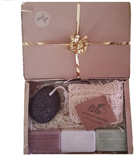 Coffret Cadeau Savons Au Lait D'ânesse Bio - Bell'ânesse - Lot De Savons Lavande 30 G - Peau Sensible