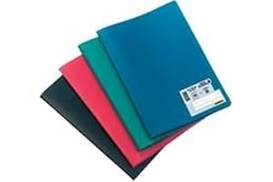 OXFORD Protège-Documents Memphis A4 120 vues / 60 pochettes Couverture Polypro Noir