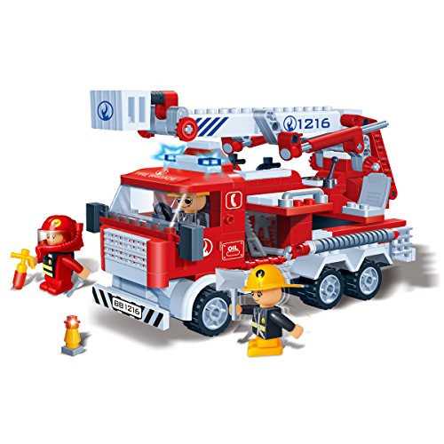 Banbao 290 Piece Fire Truck Compatible With The Leading Brand