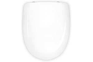 ESTOLI TAPA WC COMPATIBLE ODEON JACOB DELAFON | FÁCIL INSTALACIÓN Y LIMPIEZA | BISAGRA ACERO INOX | MATERIALES DE CALIDAD | ASIENTO INODORO MUY RESISTENTE | BLANCO | 43 x 36 x 4,5 cm