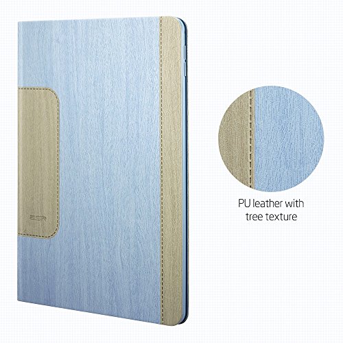 iPad Air 2 Hülle, ESR® Auto aufwachen / Schlaf Funktion und Einstellbarem Blickwinkel Funktion Schutzhülle für iPad Air 2/iPad 6 (Blau) - 6