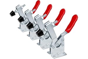 Scooter Corner Kniehebelspanner Schnellspanner,4Pcs Toggle Clamp GH-201-B, 90KG Fassungsvermögen,Geeignet für handgefertigte Produkte, Schleifwerkzeugbau