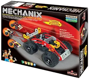 Mechanix Monster Buggies Toy, Age 8 to 99 Unisex, enhancing practical education, STEM Learning, Mechanical Skills and Creativity