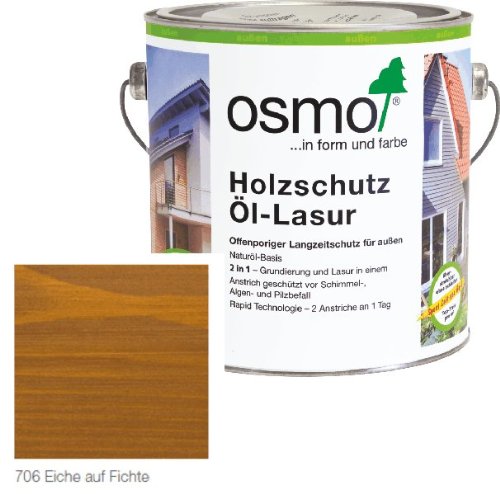 Osmo Holzschutz Öl-Lasur eiche 2.500 ml