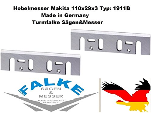 2 Stück Hobelmesser Makita 110x29x3 Typ: 1911B