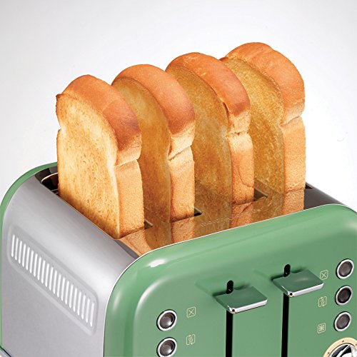 Morphy Richards 242006 Accents 4 Scheiben Toaster – grün - 4