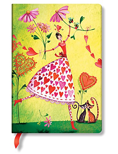 PaperblanksMila Marquis Ruled Midi Notebook- Valentina (Mila Marquis Collection)