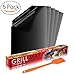 Produktbild Grillmatte (5er Set) Antihaft zum Grillen und Backen | aus Silikon mit Teflon Antihaftbeschichtung für bis 300°C | Wiederverwendbar | je 40x33 cm| mit Premium Silikon grillpinsel