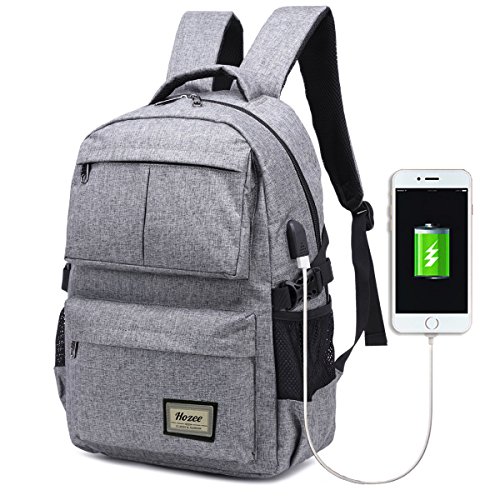 Hozee Laptop Rucksack Schulrucksack 15 6 Zoll gepolstert Backpack Daypack f  r Herren Damen M  nner Schul Outdoor Wandern Reisen