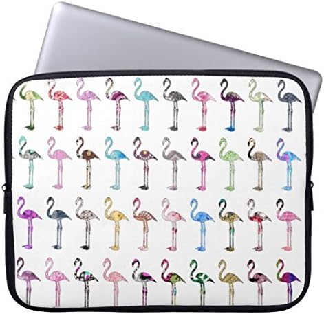 A Cute Pink Elegant Flamingo Glitter Photo Print Computer Sleeves Laptop Sleeve 15/15.6 Inch,Notebook/MacBook Pro/MacBook Neoprene Air Laptop Computer Sleeves