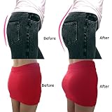 Damen Push-Up Slip Unterhose Unterwäsche Mieder Panty Contur Slip mit Polster-Einlagen Gesäß-Polster Unterwäsche Bum Shaper Panties - 7