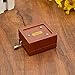 Laxury Mini Size Creative Wooden 18-note Hand-crankMusical Box,Musicl Toys,Tune:Edelweiss