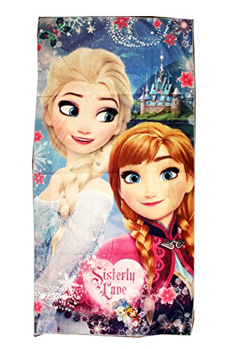 Disney Frozen Die Eiskönigin Strandtuch Badetuch 70x140cm (Anna und Elsa)