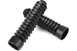 Soufflet de Fourche Moto,Fydun 1 Paire 230 * 52 * 37mm Housse Anti-Poussière Soufflets de Fourche en Forme de Fourche pour Couvre-Jambes Avant,Guêtres Gators