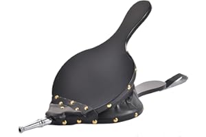 DONGZHI Blasebalg Kamin - 43×9cm Holz Blasebalg - Blasebalg Grill - Kamin Gebläse Grillgebläse mit Lederband - Grillblasebalg Handblasebalg Kaminbalg für Grill Kamin Grill Ofen Holzofen Draussen Camping