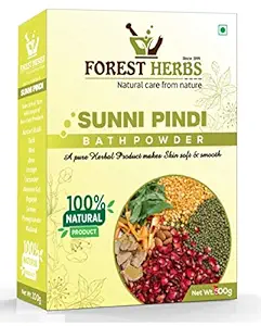 The Forest Herbs Natural Care From Nature Sunnipindi Herbal Skin Lightening and Tan Removal, Revitalizing Bath Powder Scrub, 500 grams