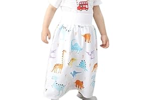 Sinye Cómoda Falda de pañal para niños, Pantalones Cortos de Falda de pañal para bebé 2 en 1, Pantalones Cortos Impermeables y absorbentes para Dormir para bebés y niños pequeños