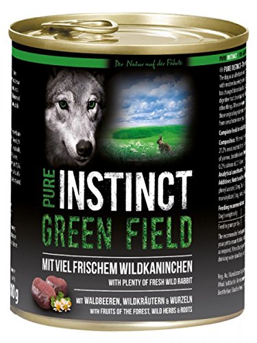 Preisvergleich Produktbild PURE INSTINCT Green Field mit Wildkaninchen 6x800g