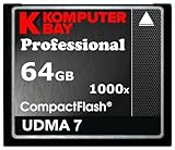 Tarjeta Compact Flash Profesional 1000x de 64 GB