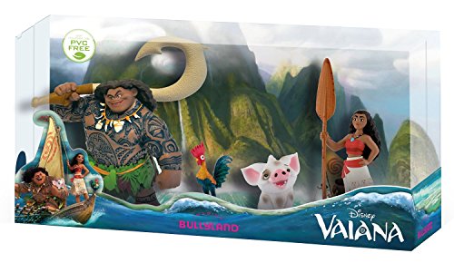 Preisvergleich Produktbild Bullyland Vaiana Deluxe Set inkl. 4 Figuren , 4 - 12cm Disney Moana