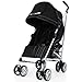 Baby Stroller iSafe Media Viewing Buggy Pushchair - Black Complete With + Deluxe 2in1 footmuff + Raincover