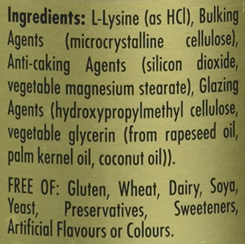 Solgar L-Lysine 1000 mg Tablets - Pack of 50 - Image 4