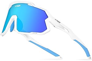 X-TIGER Gafas de ciclismo Gafas deportivas polarizadas UV400 para niños y niñas de 6 a 14 años Gafas de sol para deportes al aire libre