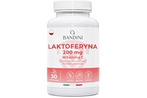 ‎BANDINI Bandini® LACTOFERRINA 200 Immuno - 200 MG laktoferyny w KAPSUŁCE - Wyprodukowano we Włoszech - 30 kapsułek - Suplement diety z dużą dawką laktoferyny z witaminą C - Bandini Pharma