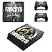 Produktbild THTB Playstation 4 Pro + 2 Controller Aufkleber Schutzfolien Set - FarCry 5 (2) /PS4 P