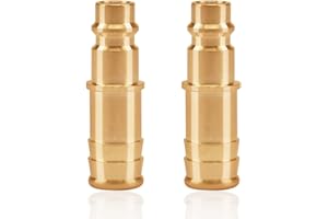 SUKUDON 2 szt. złączka pneumatyczna DN13 tulejka mosiężna złączka sprężonego powietrza 13 mm wtyczka złączka węża puszka złączka wtyczka do zaworu wtyczka gwintowana