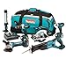 Price comparison product image Makita DLX6000M 18 V Li-ion LXT Cordless Kit with 3 x 4 Ah Batteries and Carry Case, 6 pc.