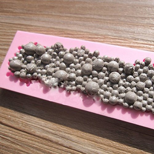 3D Pearl um Fondant Schimmel Silikon Form Kuchen dekorieren Tool - 4