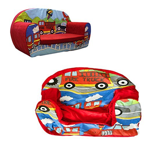 Ready Steady Bed Dino in the Dark Cover for Children's Foam 2 Seater Sofa