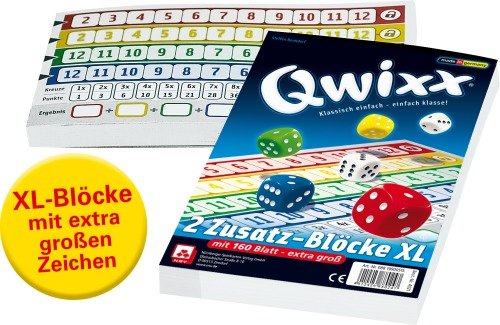 Preisvergleich Produktbild Qwixx Zusatz-Blöcke XL