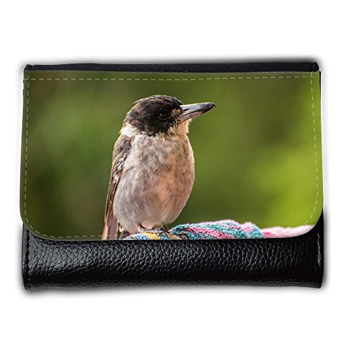 Preisvergleich Produktbild Portemonnaie Geldbörse Brieftasche / / M00314072 Butcherbird Australien Vogel fliegen / / Medium Size Wallet