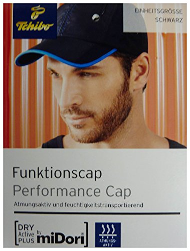 Preisvergleich Produktbild TCM Tchibo Herren Funktionskappe Kappe Cap Mütze schwarz Einheitsgröße