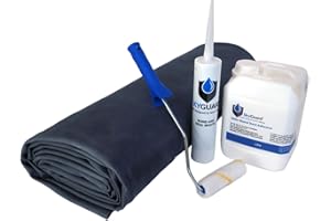 SkyGuard Shed Roof Kit - EPDM Rubber Roofing Kit for Sheds & Outbuildings - Longer Lasting Alternative to Roofing Felt for Sheds (1.4m x 1.1m)