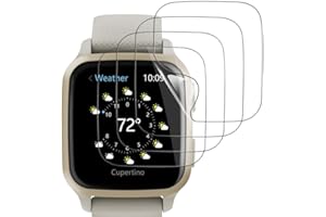 Rcokas [4 Stück für Schutzfolie Garmin Venu Sq 2 Panzerglasfolie Garmin Venu Sq 2 Schutz [Soft TPU Garmin Venu Sq 2][HD Displayschutzfolie][Ultra-klar], für Displayschutz Garmin Venu Sq 2 Folie
