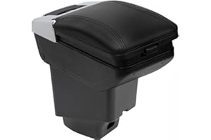 OYHCM Car Armrest Compatible with Renault Captur 2018-2022 Auto Centre Console Interior Arm Rest Storage Box with Drink Holder