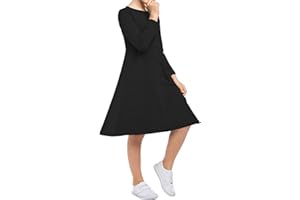 Re Tech UK Kids Girls Swing Skater Dress Long Sleeve Flared Top Infants School Uniform Costume Fancy Dresses Party Formal 3-4 5-6 7-8 9-10 11-12 13 Years Winter Birthday World Book Day