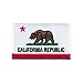 Produktbild 60 x 35 mm USA Kalifornien Sacramento California Flagge Patch Aufnäher Aufbügler 0969 B